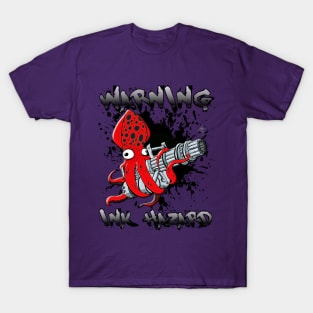 Squid Hunters Ink Hazard O-Negative T-Shirt